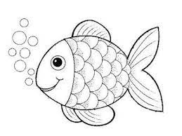 Menggambar Ikan Untuk Anak Tk Buku Mewarnai Ikan Halaman Mewarnai