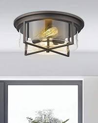 Maybe you would like to learn more about one of these? Zeyu Flush Mount Ceiling Light 14 Inch Farmhouse 2 Light Ceiling Lighting Fixture For Hallway Kitchen Oil Rubbed Farmhouse Goals