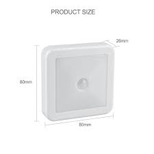 Automatic turn on and shut off can be installed in anywhere you need extra light. New Smart Led Night Lamp Motion Sensor Battery Operated