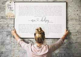 Wedding Vows Print Wedding Vow Art Marriage Vow Wall Art Etsy Wedding Vow Art Wedding Songs Wedding Song Lyrics