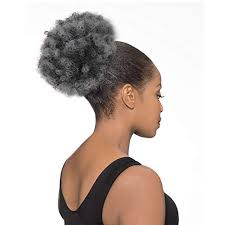 Throw up that messy hair into a clean look with hair claw clips. Synthetic Drawstring Puff Ponytail Hair Extensions Wig With Clips African American Kinky Curly Hair Pieces For Black Women Grey Buy Online In Aruba At Aruba Desertcart Com Productid 92662977