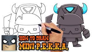 How to Draw Clash Royale | Mini PEKKA - YouTube