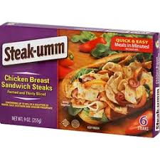 Just put s&p on the steak to taste, put it under the broiler to melt the cheese a little( don't melt the cheese in the pan with the steak, onions and peppers.) now it gets five stars. Steak Umm Chicken Breast Sandwich Steaks 6 Ct Sides Foodtown