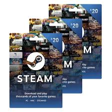 Maybe you would like to learn more about one of these? Steam 60 00 Physical Gift Cards 3 Pack Of 20 00 Cards Valve Walmart Com Walmart Com