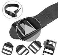 Webbing Buckles Plastic Ladder Lock Buckles - Black & White, Adjustable For  16mm To 38mm Webbing Straps Adjustable Strap Buckle Plastic