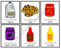 Two things that go together. 29 Things That Go Together Ideas Things That Go Together Partner Cards Cooperative Learning