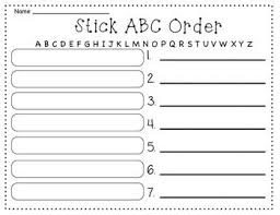 Write Sight Words On Popsicle Sticks Students Will Draw 7 Sticks And Write Those Words In Abc Order Abc Order Word Work Stations Teaching Sight Words