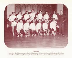 A job well done and a very happy customer. Women S Fencing John P Metras Sports Museum