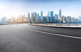 The Expressway And The Modern City Skyline Are In Chongqing China Modern City City Background City Skyline
