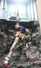 RX-78-2 ガンダム ラストシューティング ジオラマ 完成品 ガンプラ 1/144 の落札情報詳細| ヤフオク落札価格情報  オークフリー・スマートフォン版