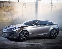 First Image Of Hyundai I Oniq Concept Leaks Out Electric Sports Car Concept Cars Hyundai Cars