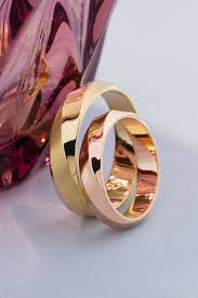 Twisted Wedding Bands Gold Wedding Rings Unique Wedding Etsy Gold Wedding Rings Diamond Wedding Bands Matching Wedding Rings