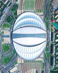 Location Beijing South Railway Station Beijing China Beijing South Railway Station Opened In 1897 But Was Rebuilt I Railway Station Aerial Solar Panels
