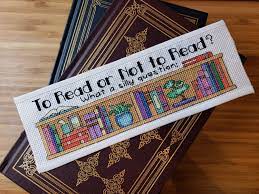 Reading counted cross stitch bookmark patterns. Bookmark Cross Stitch Pattern To Read Or Not To Read What A Etsy Cross Stitch Bookmarks Cross Stitch Patterns Stitch Patterns