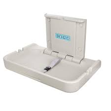 Amazon Com Modundry Fold Down Baby Changing Station Horizontal Baby Change Table With Safety Straps For Commercial Restrooms 2 White Granite Baby