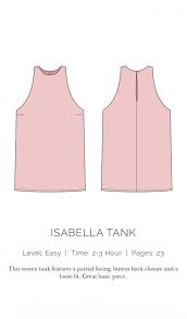 Isabella Tank Spit Up Stilettos Sewing Clothes Women Trendy Sewing Womens Dress Pattern Free