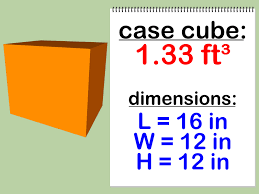 One way to find the volume is to fill it with unit cubes that each have a volume of 1 cubic centimeter. How To Calculate The Case Cube Of A Box 4 Steps With Pictures