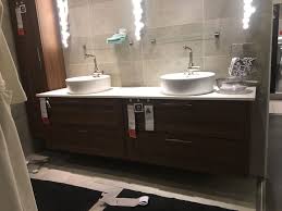 ikea double vanity
