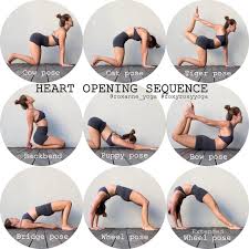 Heart Opening Sequence Great For Stretching The Chest Opening Up The Shoulders And Upper Back Also If You Re Looki Yoga Help Restorative Yoga Yoga Postures