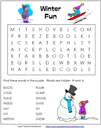 Kids winter word search (medium): Winter Word Search Puzzle Other Worksheets Winter Words Winter Word Search Word Puzzles For Kids