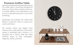 To make this modern coffee table you'll need: Home Canvas Made In Turkey Tars Modern Coffee Table For Living Room Easy Assembly Walnut And Chrome Price In Uae Amazon Uae Kanbkam