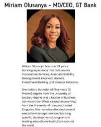 The md had mentioned her name alongside other possible candidates last year, naming demola odeyemi. 2 4jwhx5ln14km