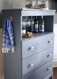 The Yellow Cape Cod Ikea Hack Diy Beverage Cart From A Dresser Tutorial Small Bathroom Furniture Bathroom Furniture Ikea Hack