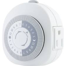 Maybe you would like to learn more about one of these? Ge 24 Hour Heavy Duty Indoor Plug In Mechanical Timer 1 Grounded Outlet White 15153 Walmart Com Walmart Com