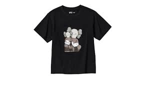 Limited Sneakers Sale| Uniqlo T-Shirt KAWS Black Graphic