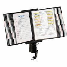 Read this product review for insights and the you might be wondering, why the need for the microdesk document holder? Aidata Fds011l 20 Desk Clamp Document Holder 20 Pocket Stand Nexhi