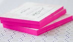 The Printing Process Edge Painting Painting Edges Edge Painted Business Cards Colored Edge Business Cards