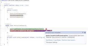 The blazor app contains a simple component with an input field i managed to call from winui into blazor via blazor's javascript interop. Webview2 Not Working Microsoft Q A