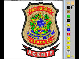 MATRIZ Bordado Brasão Poder Judiciário - B056 | Elo7