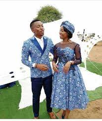 Newest Tswana Traditional Dresses For Bridesmaids Isishweshwe African Traditional Wedding Dress African Traditional Dresses Setswana Traditional Dresses