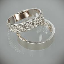 14k Gold Celtic Flower Wedding Rings Set Handmade 14k Gold Celtic Flower Wedding Rings His And Hers Wedding Bands Set Celtic Wedding Rings Floral Wedding Ring His And Her Wedding Rings