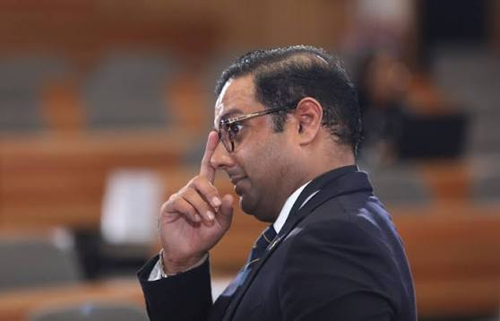 Suliman Carrim's legal representative, Advocate Kameel Premhid, at the  Madlanga Commission of Inquiry. #MadlangaCommision
