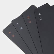 H, main card game, phase 10, dominion, munchkins, joking hazard (black). Minim Playing Cards Shop Cool Material