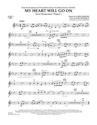 My Heart Will Go On Love Theme From Titanic Pt 1 Violin Sheet Music Digital Sheet Music Violin