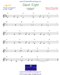 Trumpet teachers can provide that variety at no cost with the excellent free trumpet solo sheet music below. Silent Night For Trumpet Free Sheet Music