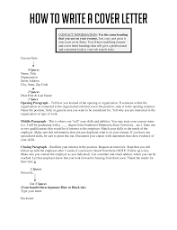 What to put in a cover letter. Smsu Edu