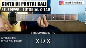 Tutorial Gitar Reggae Cinta Di Pantai Bali Sejedewe Belajar Gitar Pemula Youtube