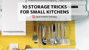 small kitchen storage & organization