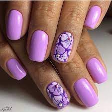 Nail Art 1979 Best Nail Art Designs Gallery Floral Nail Art Purple Nail Art Floral Nails