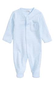 Infant Boys Kissy Kissy Stripe Pima Cotton Footie Size