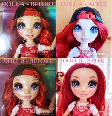 It would also help if you prepare the head by removing the hair. Fixing Wonky Rainbow High Dolls Moggymawee