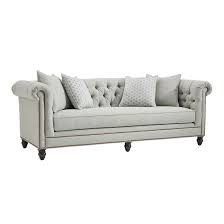 Retailer of handmade chesterfield sofa from british chesterfield sofas. Tommy Bahama Home Manchester 95 Rolled Arm Chesterfield Sofa With Reversible Cushions Perigold