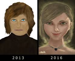 Digital portrait done with Autodesk