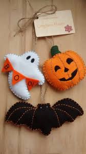 Felt Halloween Elements Halloween Felt Crafts Cute Halloween Decorations Halloween Decorations For Kids