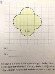 Ein quadratisches gehege wäre das hier: Umfang Und Flacheninhalt Von Figuren Berechnen Schule Mathe Mathematik