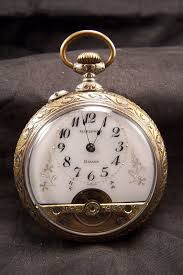 Antique Hebdomas Ancre Marlboro 8 Day Exposed Balance Fancy Dial Pocket Watch Antique Watches Pendant Watches Old Pocket Watches